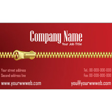 Red Visiting Card
