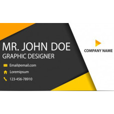 Black Visiting Card