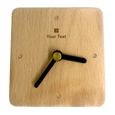 Wooden clock