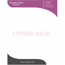 Duo Tone Letterhead