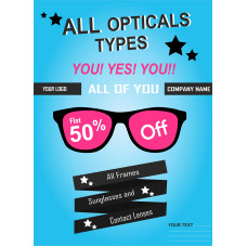 All Opticals Type Poster